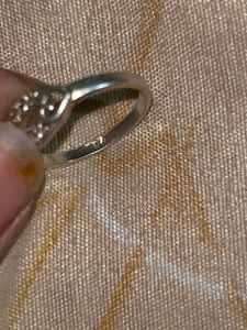 Elegant Silver Ring with Stones