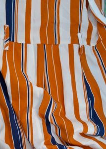 Striped Wide Leg Jumpsuit
