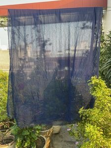 Sheer Navy Blue Dupatta