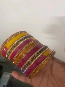 Designer Kundan & Stone Bangles Set rajputi