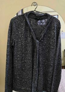 Cozy Graphic Print Long Sleeve Top
