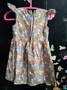Girls' Floral Print Dress