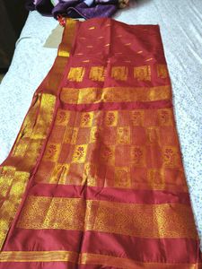 new silk saree with kurti set