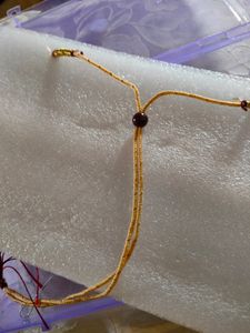 Pink And Bronze Golden Necklace
