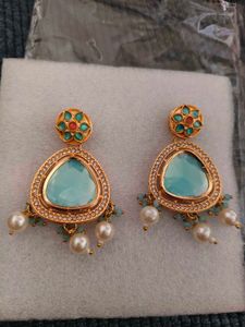 Blue stone Earrings