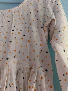WHITE ANARKALI