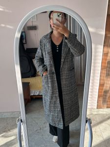 Chic Plaid overCoat FIXED RATE NO BARGAINING