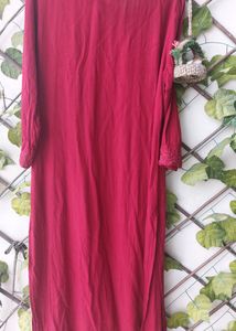 Maroon Kurta
