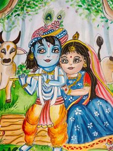 Radha Krishna Painting