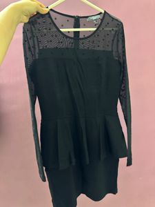 MANGO Classic Black Dress - Size M