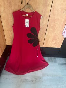 New Neudis dress with Flower Applique
