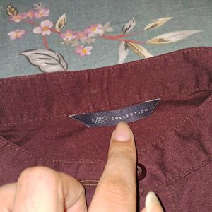 Chic Burgundy Shirt