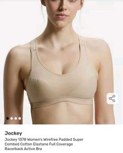 🇦🇮Jockey Wirefree Padded Racerback Sports Bra