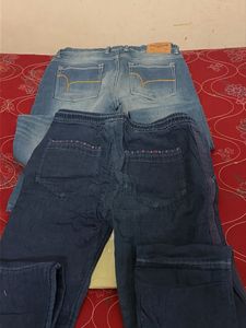 Men's Blue Denim Jeans &amp; Joggers