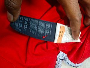 Red Tommy Hilfiger Polo Shirt
