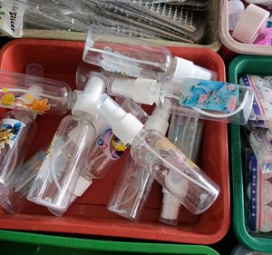 Lot of 10 Mini Spray Bottles 50-60 ml