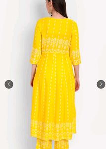 Beautiful Yellow Kurta Set with Dupatta