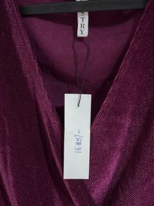 Velvet Wrap Dress