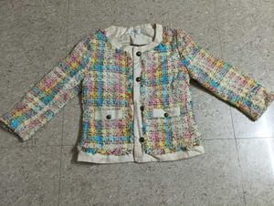 Pastel Tweed Jacket