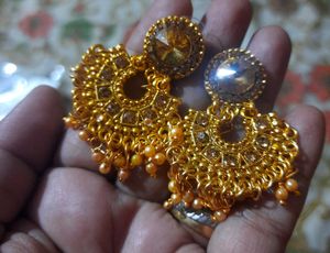 Chandrahaar Gold Alloy Plating Jewellery Set