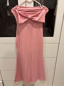 pink bow dress(xs)