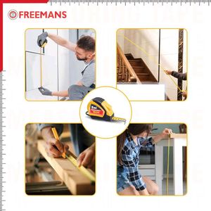 FREEMANS IKON 5m:19mm Steel Inchi Measuring Tape -