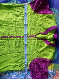 Green Purple Kurta