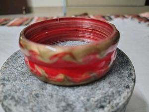Red &amp; Gold Bangles