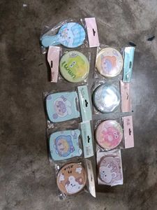 Cute Cartoon hand mirror Set