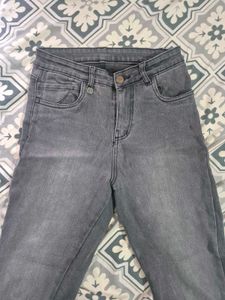 Grey Denim Jeans