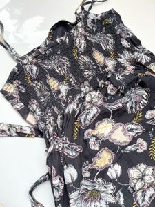 Chic Floral Print Mini Dress