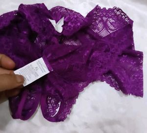Lace Bikini Briefs with