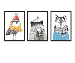 Set Of 3 Wall Painting