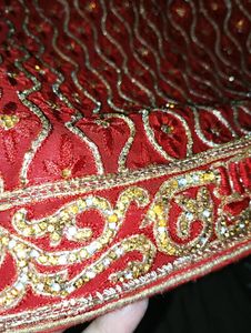 Red &amp; Gold Sari