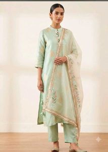 Beautiful Mint Green Kurta Set with Dupatta