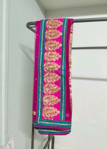 Stunning Blue &amp; Pink Lehenga Choli