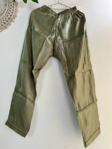 Mehndi gree/Olive Green Designer sleeve suit pant