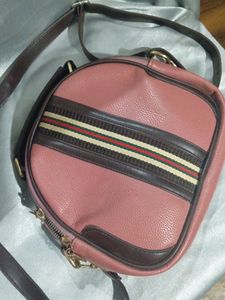 Imported Dark Pink Sling/Hand Bag