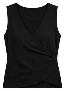Knit half sleeve Tank Top