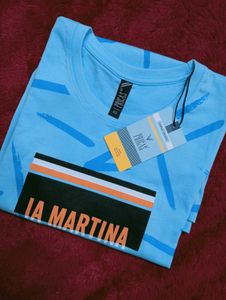 Dennis Lingo Indigo Jeans+LaMartina Blue Shirt set