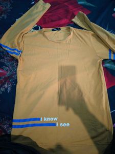 Mustard Yellow Long Sleeve t-shirt