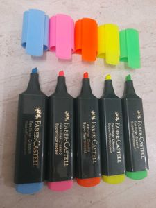 Faber-Castell Highlighters - Set of 5