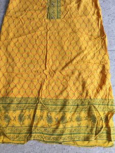 Sunny Yellow Kurti