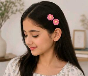 Handmade Crochet Flower Hair Pins