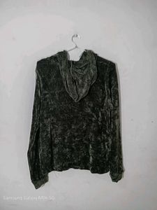 Crushed Velvet Hoodie
