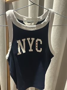 H&amp;M NYC Graphic Racerback Tank Top – XS (10-12Y)