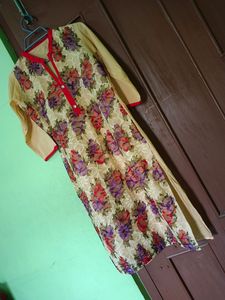 Cream Colour Beautiful Kurta