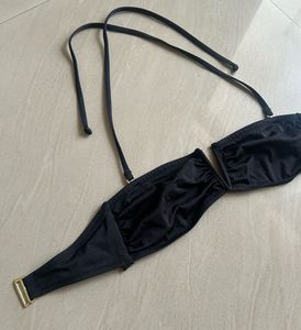 H&amp;M black bikini top
