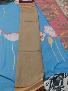 Traditional Beige &amp; Brown Saree