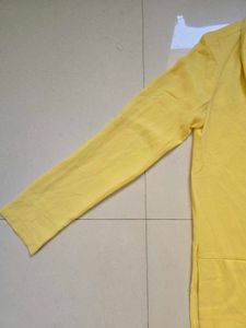 Pale Yellow Lightweight Longline Jacket